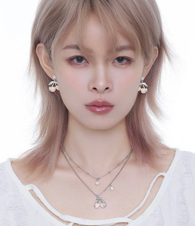 Cherry Blush Earrings