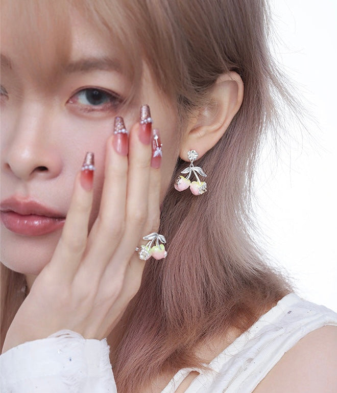 Cherry Blush Earrings
