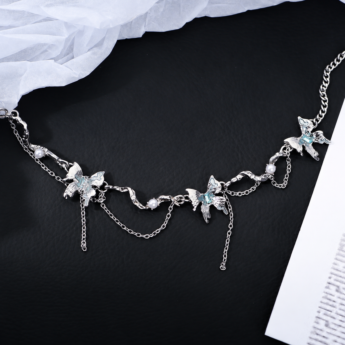 Glacier Butterfly Necklace
