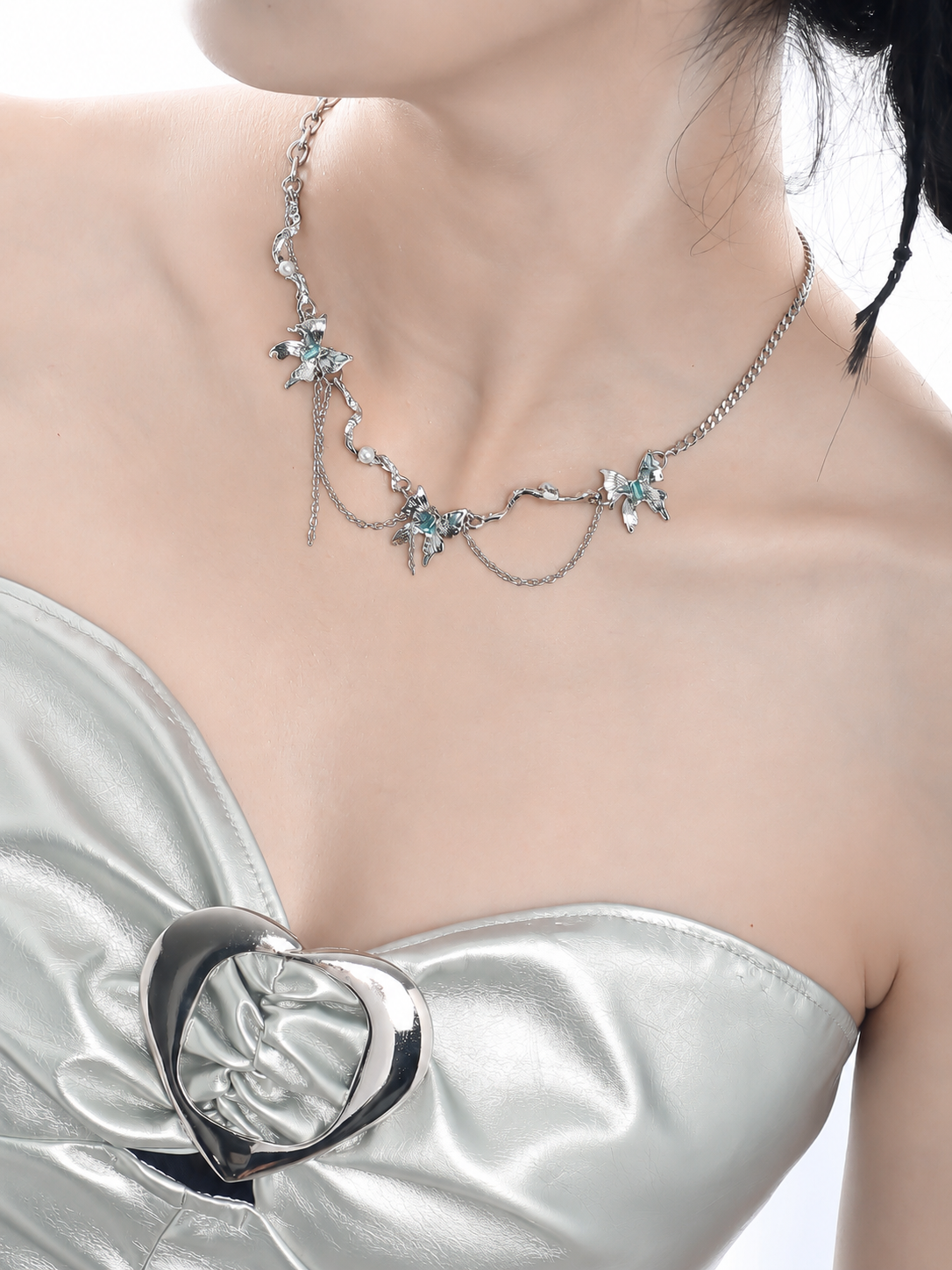 Glacier Butterfly Necklace