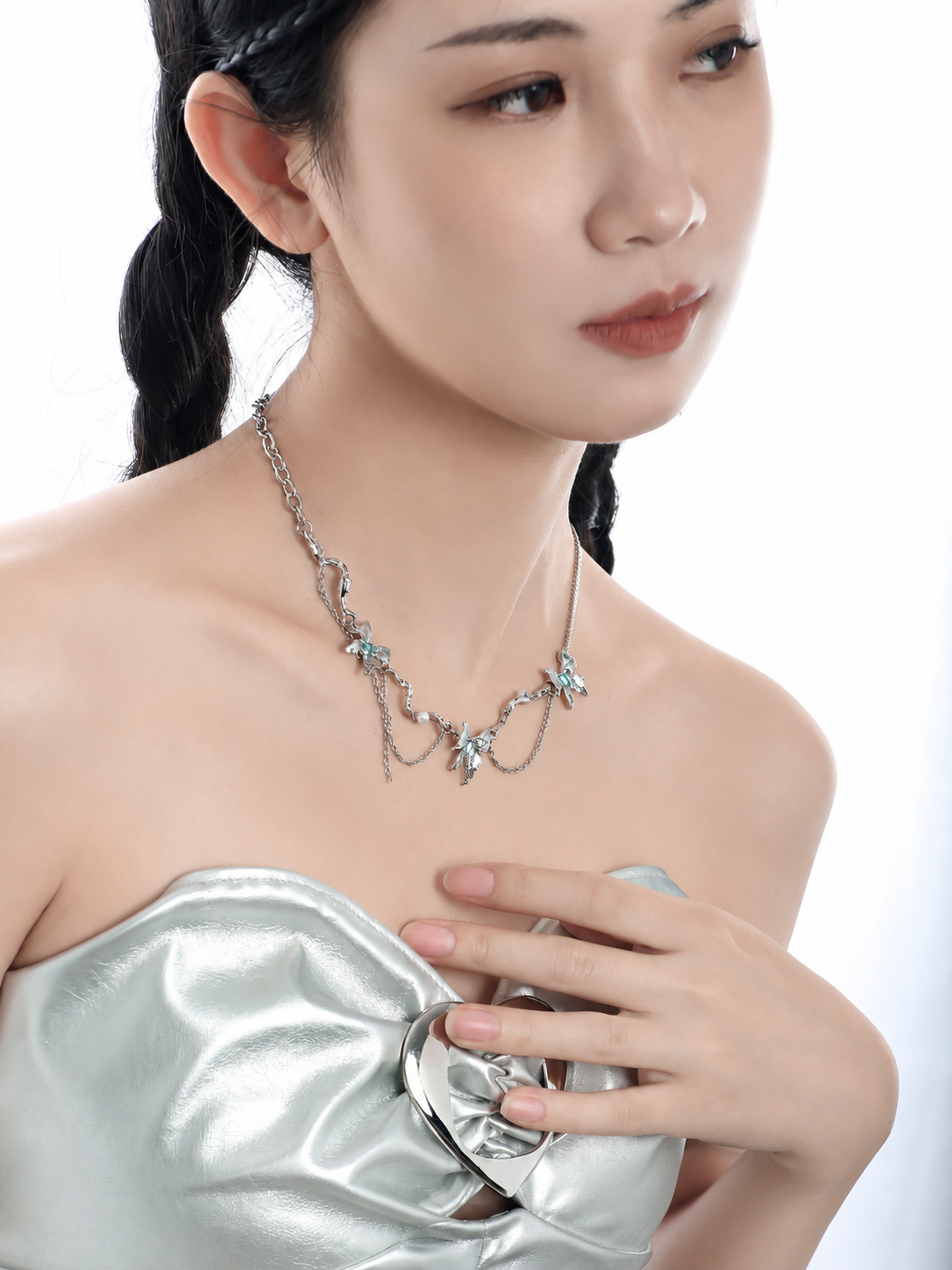 Glacier Butterfly Necklace