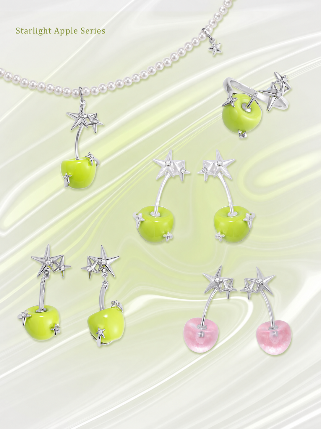 Starlight Apple Earrings