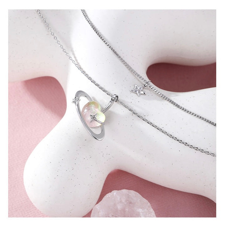 Apple Orbit Layered Necklace