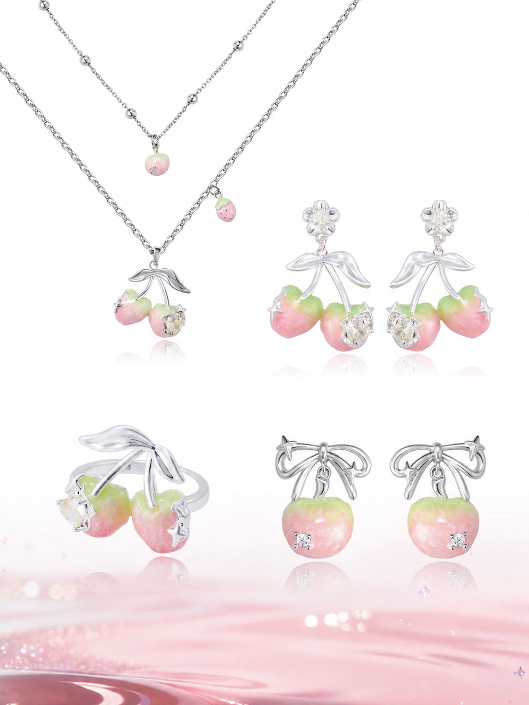 Cherry Blush Earrings