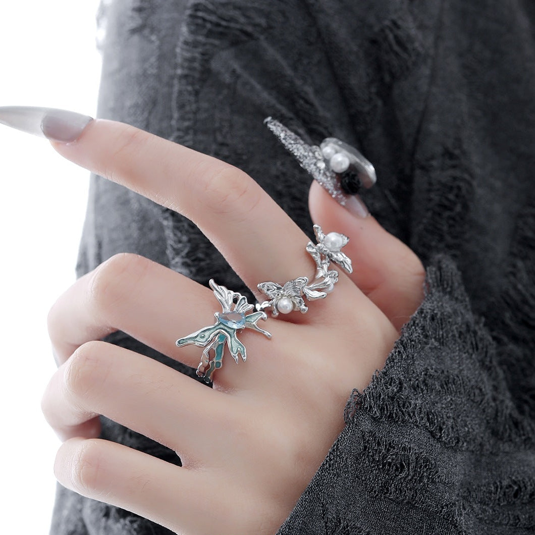 Glacier Butterfly Ring