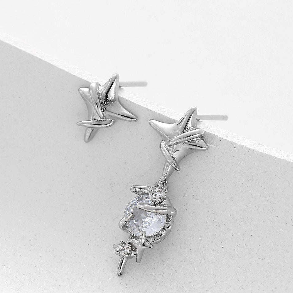 Celestine Asymmetrical Earrings