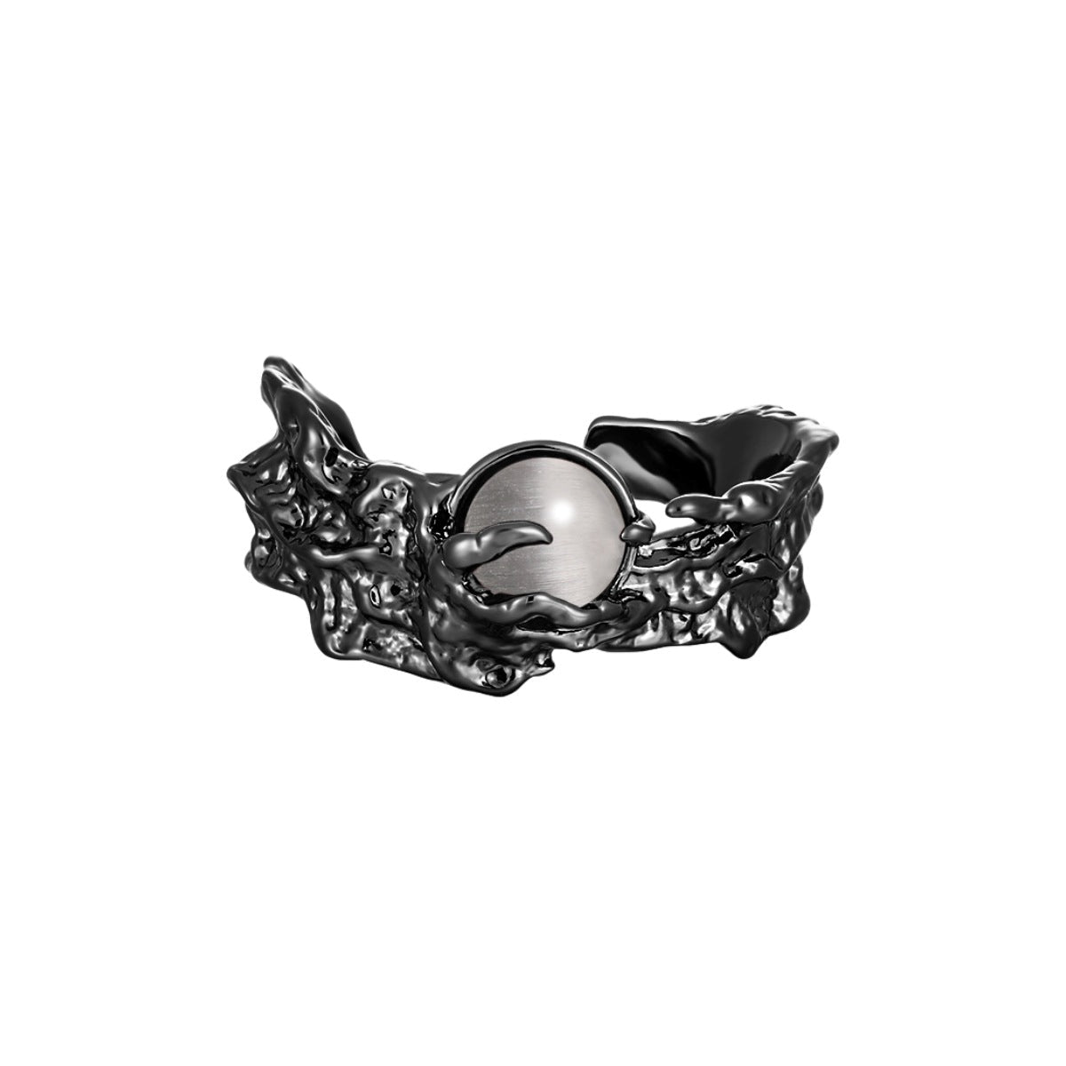 Black Lunar Mist Rings