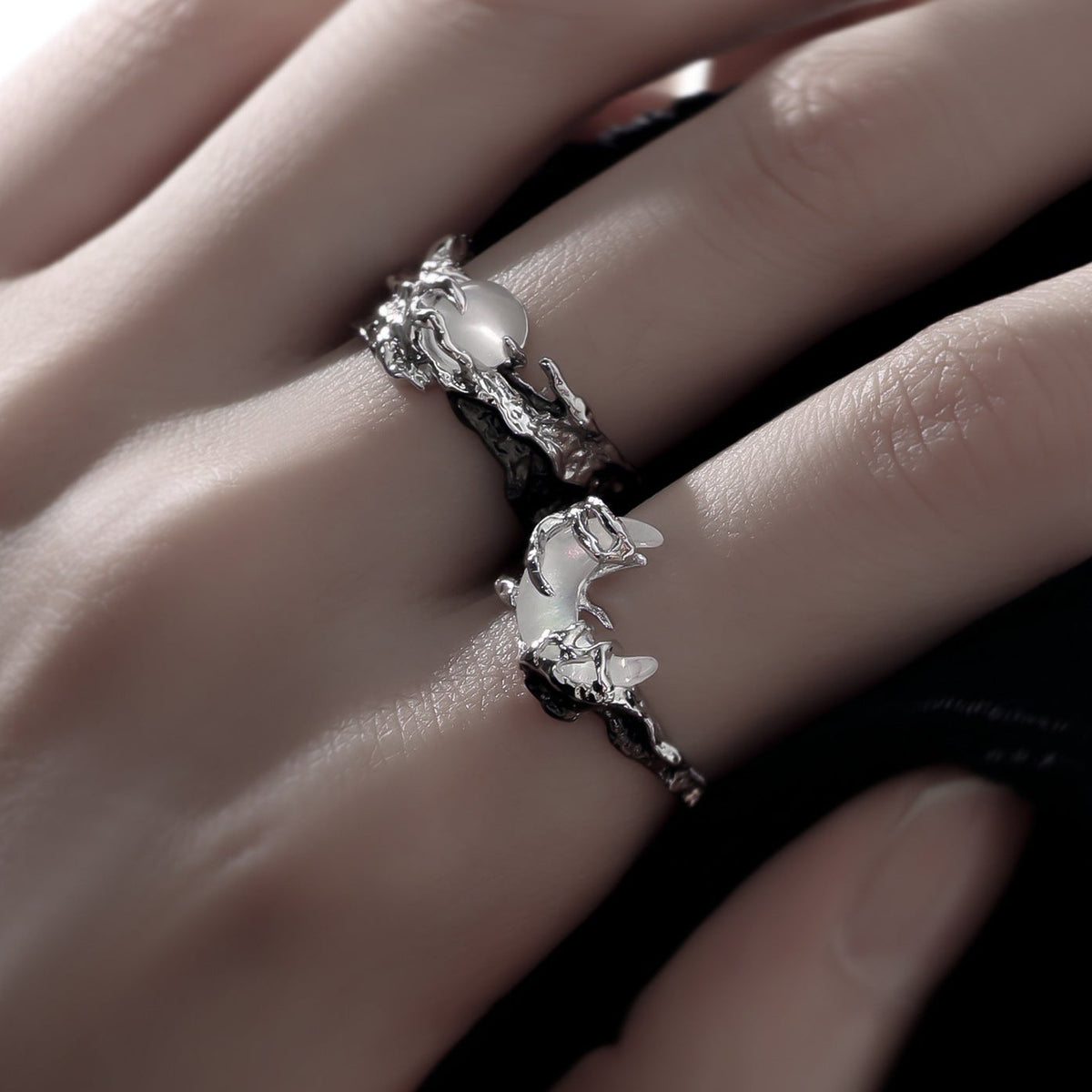 Lunar Mist Rings