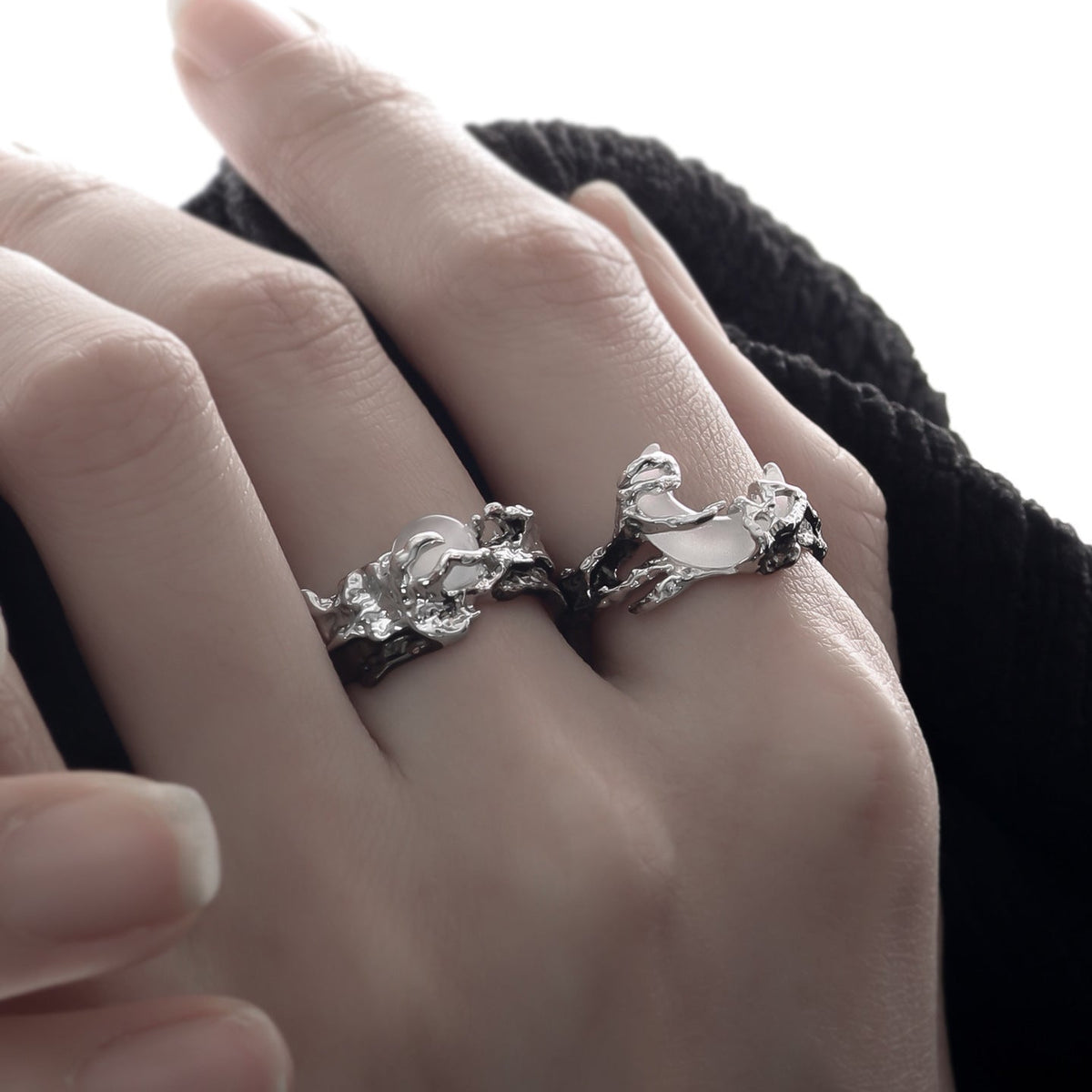 Lunar Mist Rings