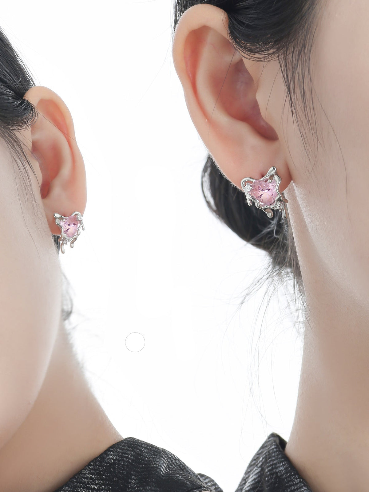 Blushborne Heart Melt Earrings